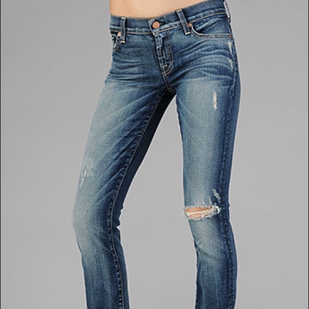 7 For All Mankind Roxanne Ripped Jeans